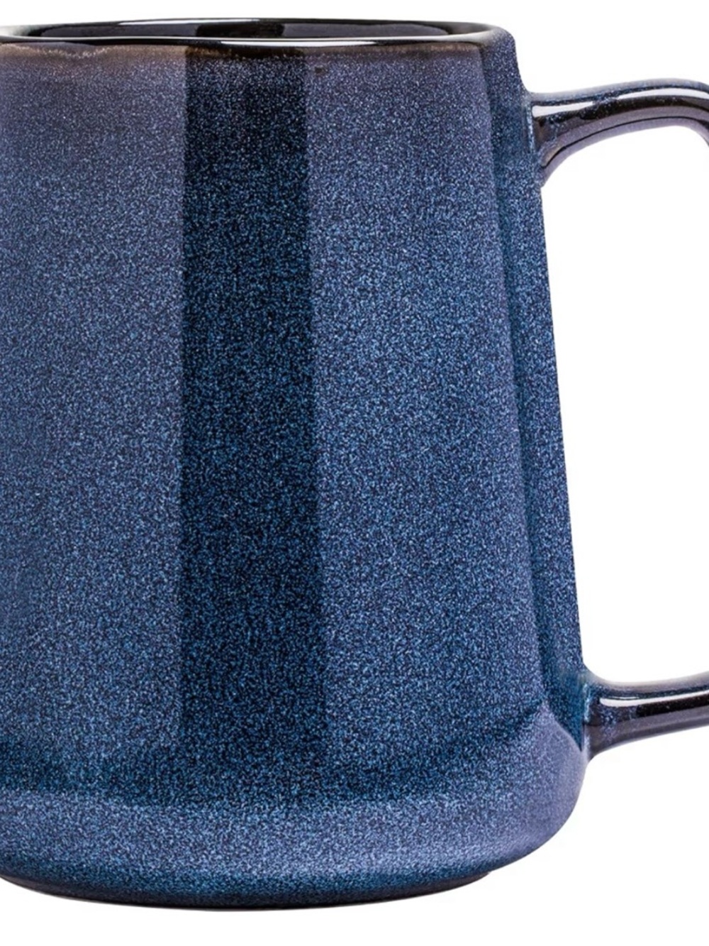 Speckled Blue Ceramic Mug with Handle